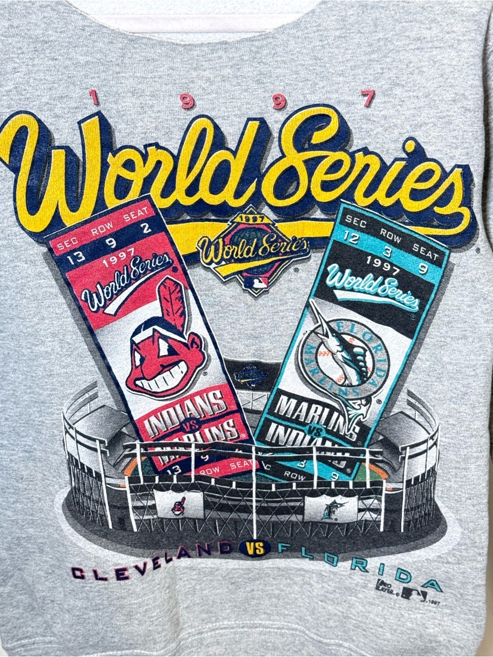 World Series Graphic Sweatshirt - Gray vintage - Picture 2 of 6